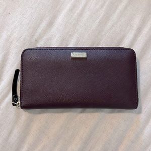 Burgundy Large Wallet